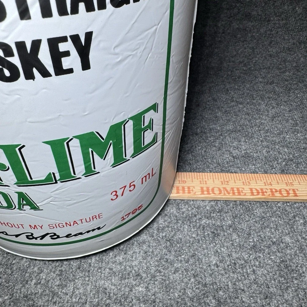 Jim‎ Beam Kentucky Straight Whiskey Inflatable Hangable Cola Lemon-Lime VTG